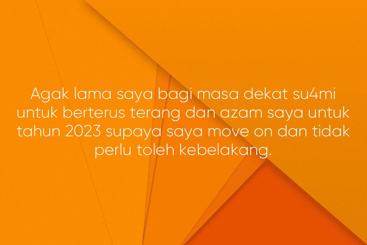 Azam 2023 = Berpisah