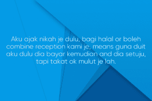 Cinta dan Perkahwinan, Keperluan atau Kehendak?