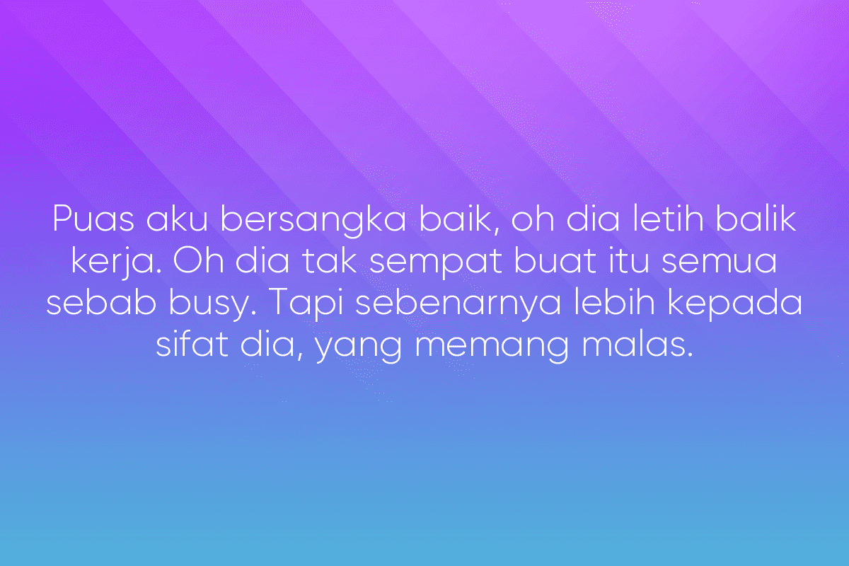 1steriku Muka Cantik Tapi Pemalas