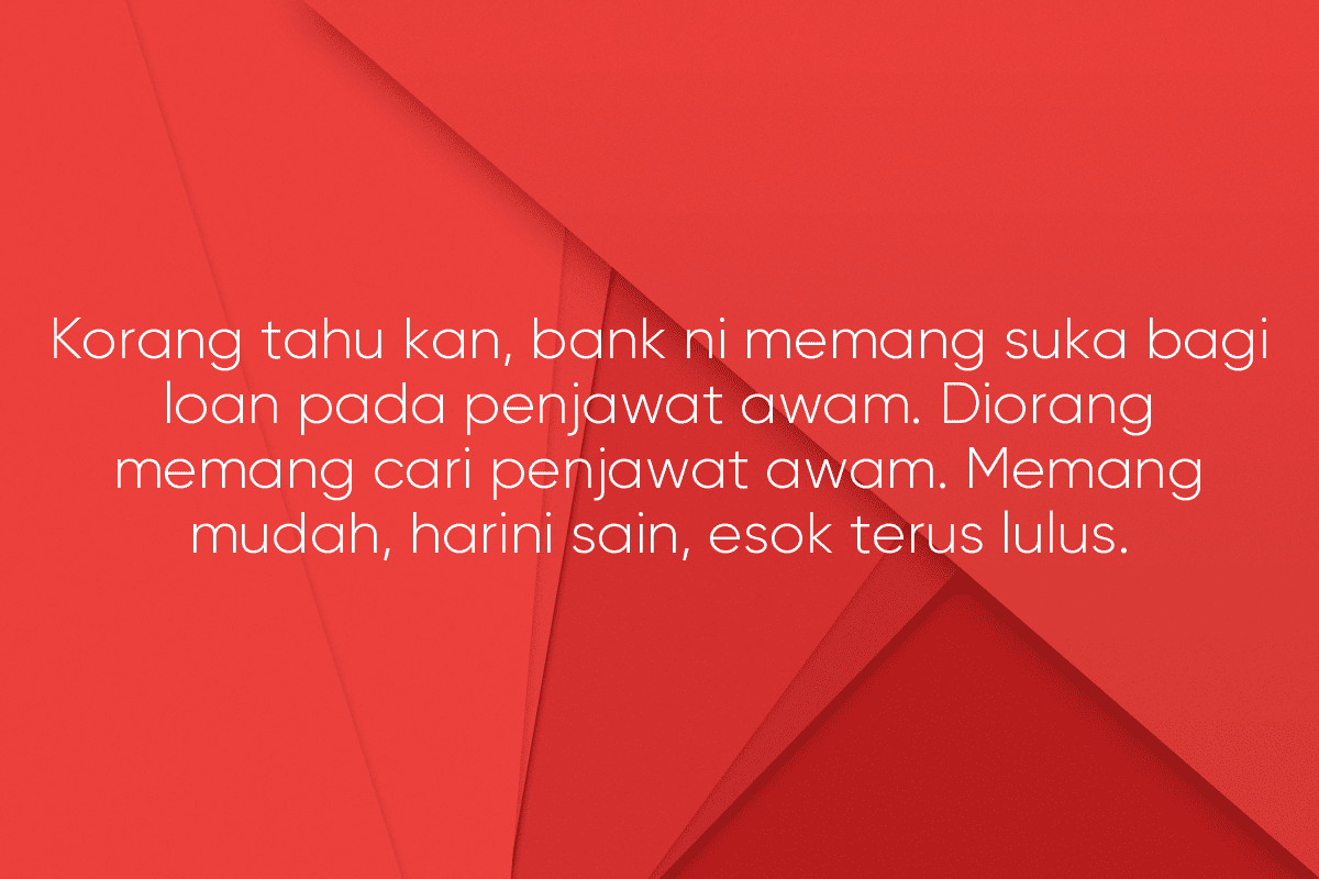 Penjawat Awam dan Hutang