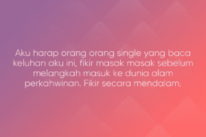 Cemburu Dengan Orang Single