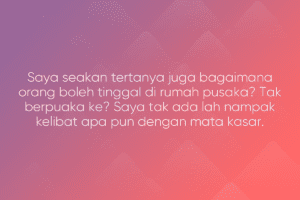 Rumah Pusaka atau Puaka?