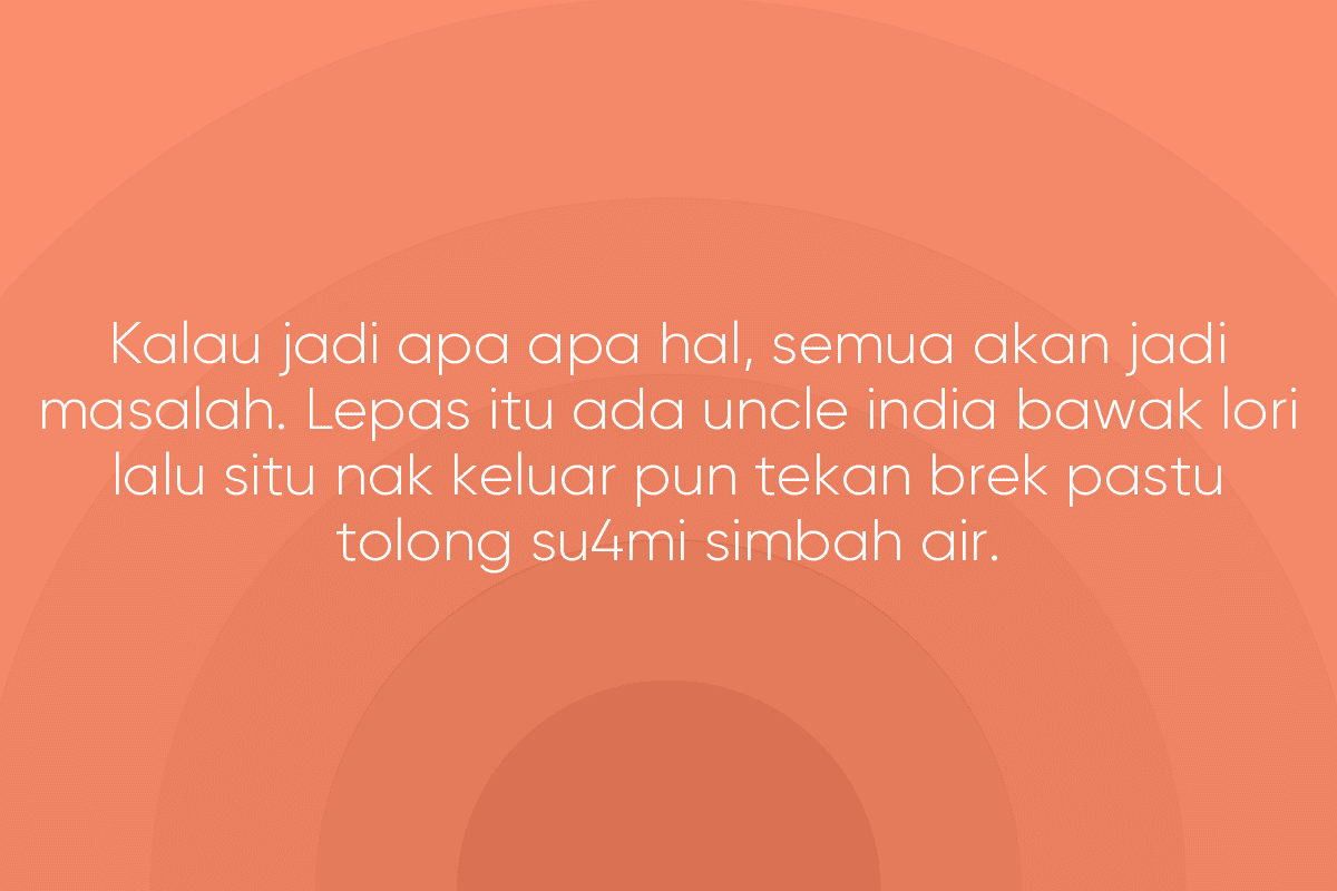 Pengalaman Ikut Su4mi Naik Lori
