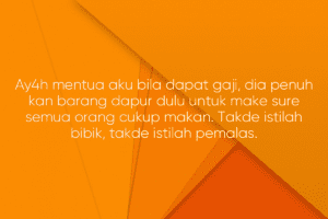 REPLY: 1bu Saudara yang Pemalas.