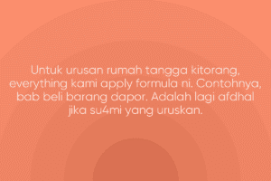 REPLY: Tips Macam Mana Nak Jadi Su4mi Yang Terbaik II