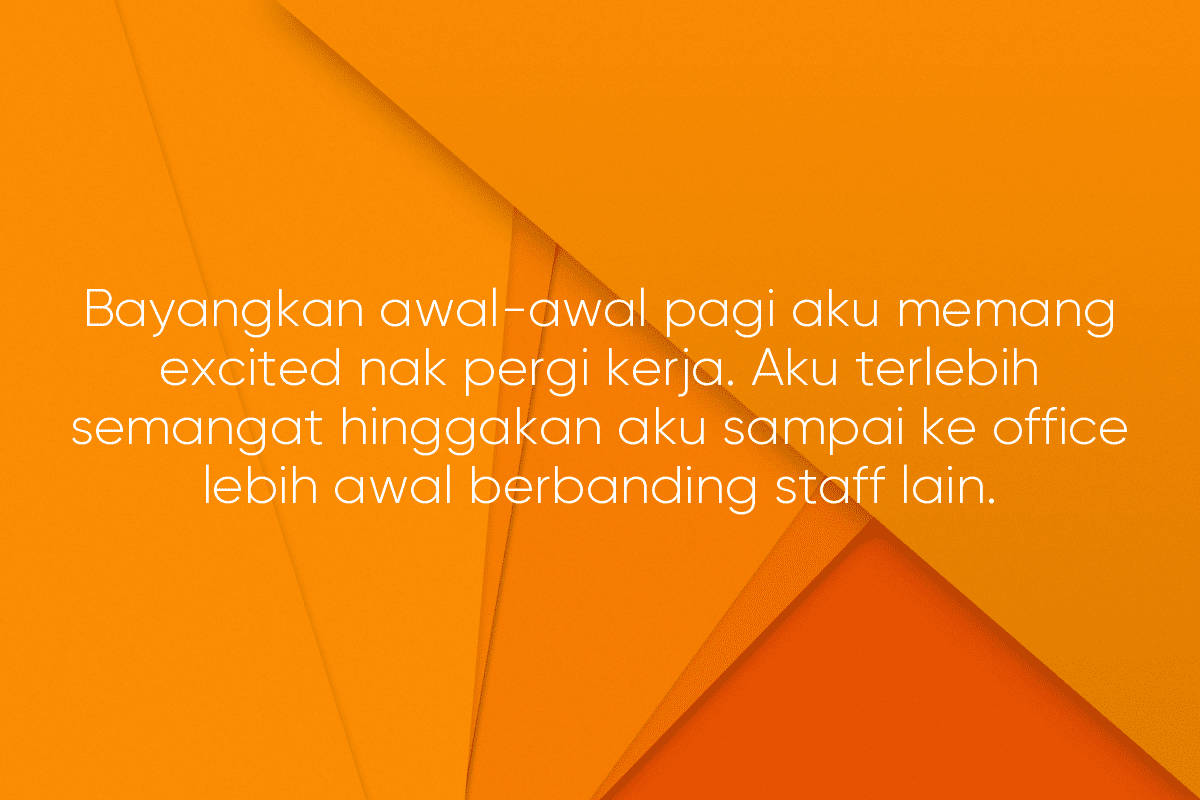 Rindu Dengan Tempat Kerja Lama