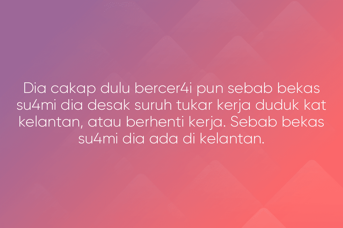 Saya Tak Layak Jadi Ketua Keluarga