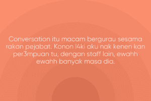 Aku Terlampau Sensitif Ke?