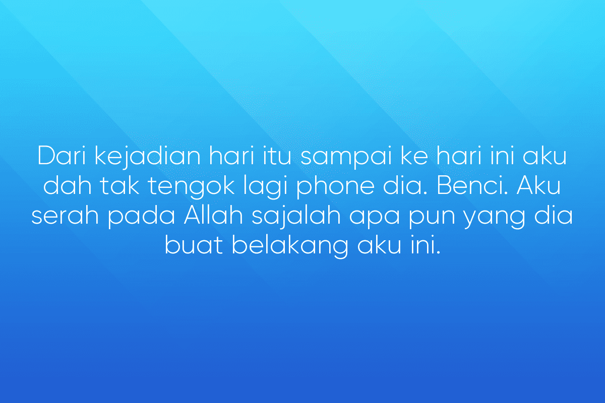 REPLY: Hancur Yang Tak Dapat Diluahkan