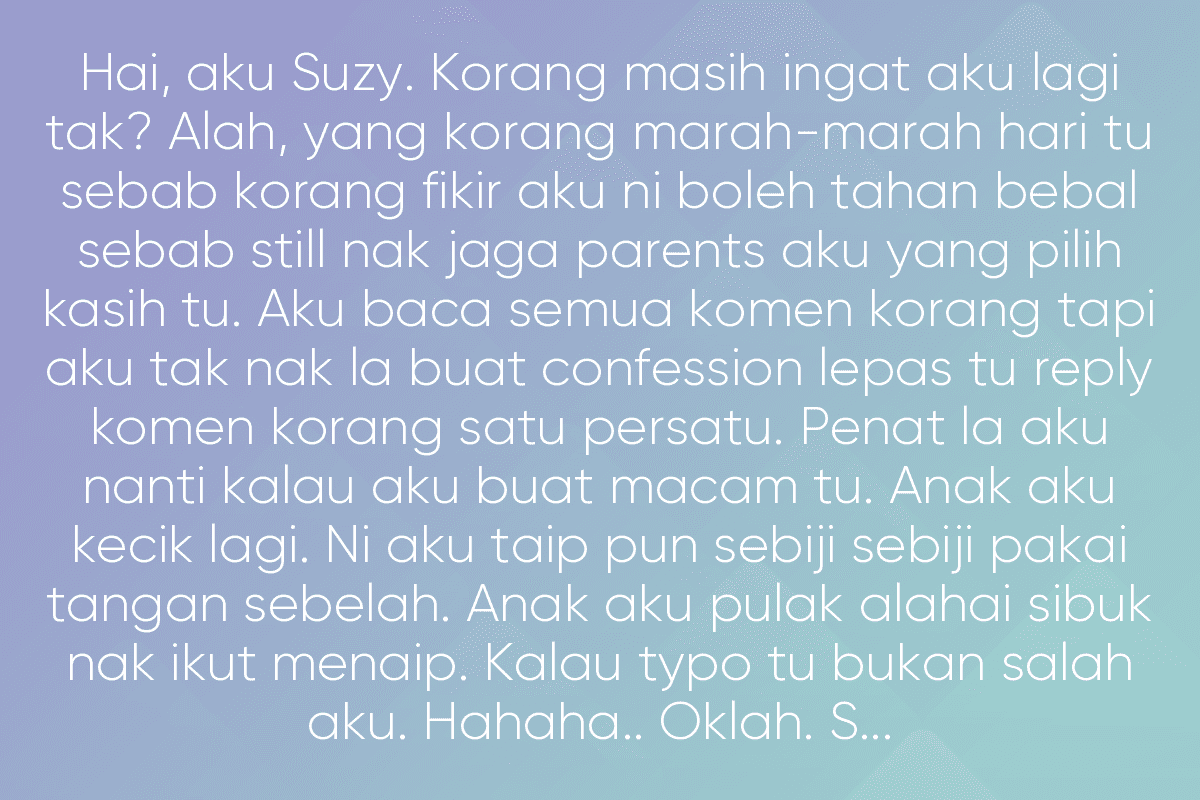 Kau Yang Aku Panggil Mak Ayah III