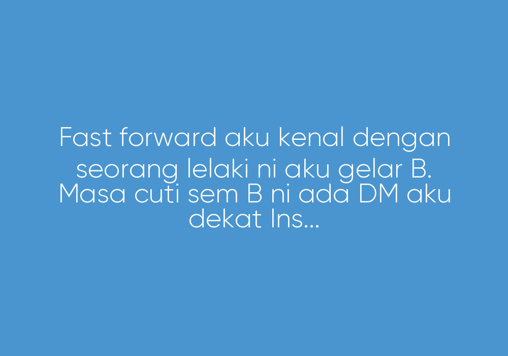 Perempuan Yang Tidak Beruntung