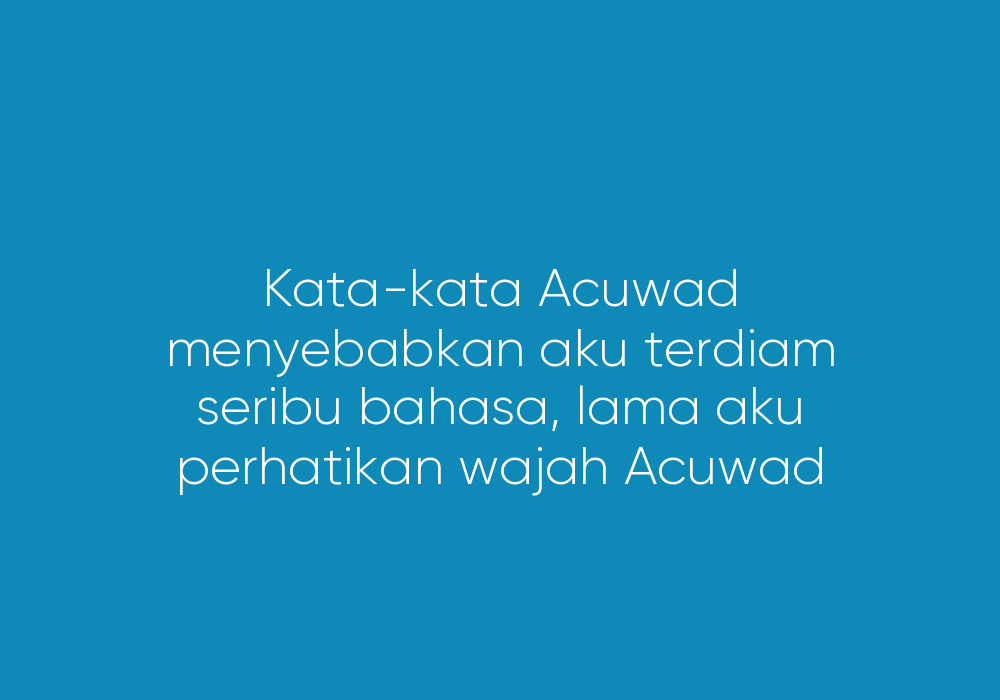 Awak Terlalu Baik II