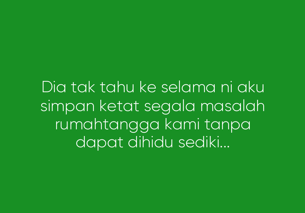 Jika Sesuatu Itu Perlu Berakhir, Biarkan Saja Ia Berakhir