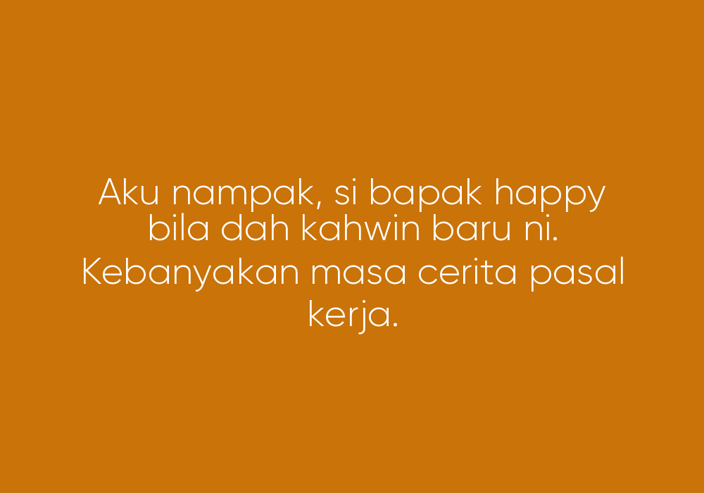 Jangan Sebab Dendam Dan Emosi Mak Bapak Berpisah, Anak Jadi Mangsa!