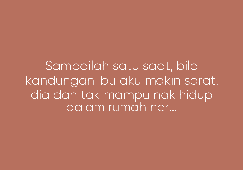 Tentang Seorang Nenek Yang Aku Tak Pernah Kenal Dengan Kasih Sayang