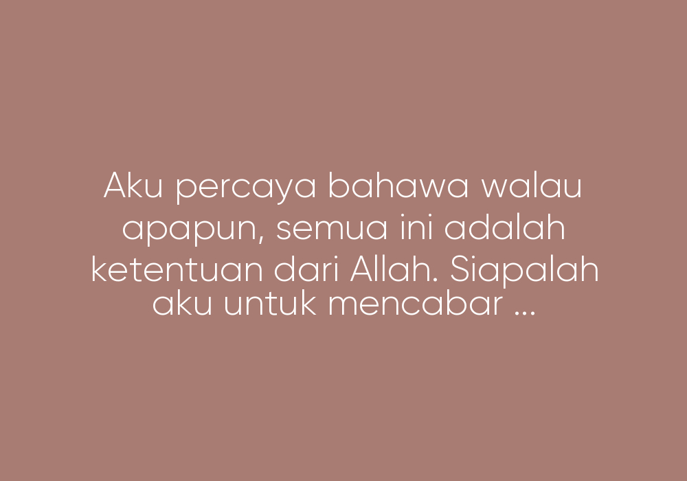 Coretan Yang Tidak Pernah Terzahir