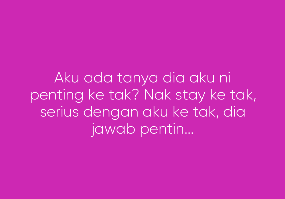 Bertahan Atau Pergi?