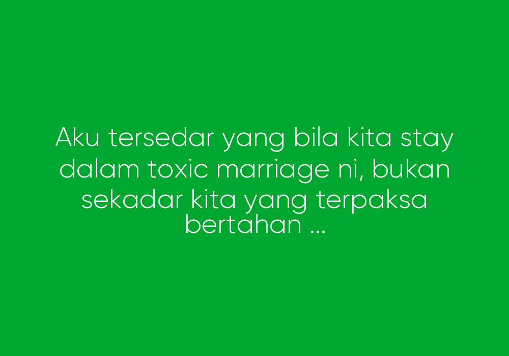 Jadi Wife Yang Bijak, Bukan Yang Dipijak