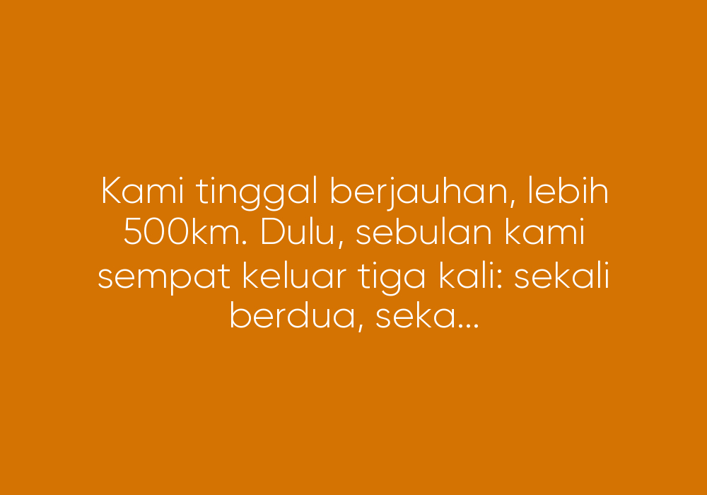 Dugaan Bakal Nikahi Duda Yang Selalu Utamakan Orang Lain