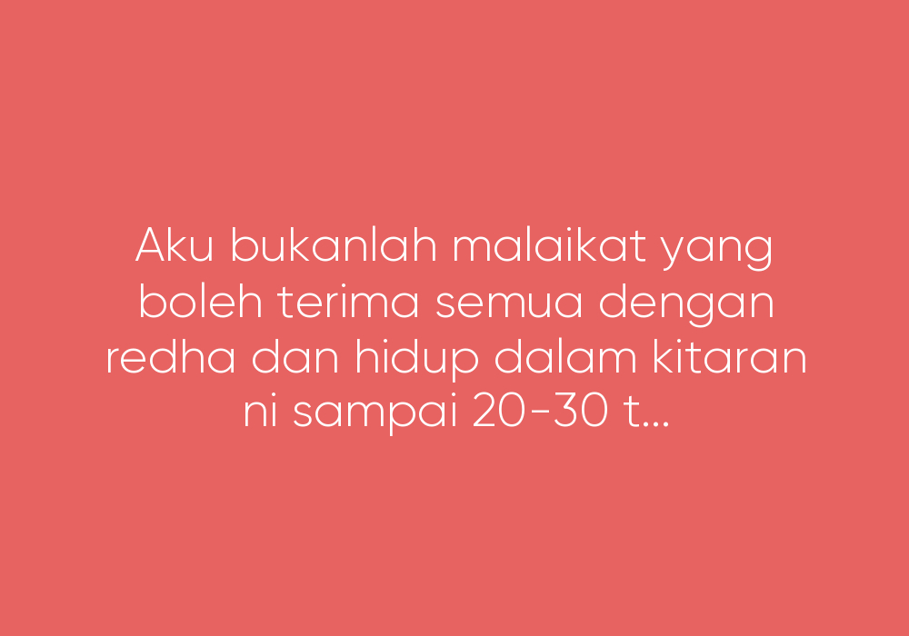 At Least Dia Tak Pukul