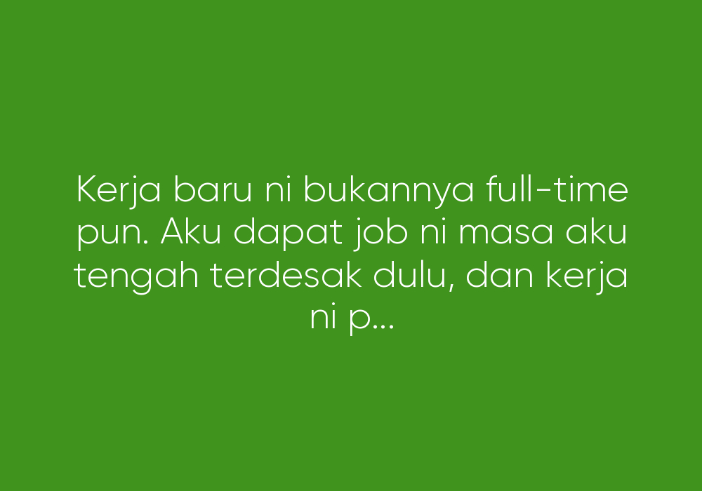 Dah 30 Series Apa Patut Aku Buat?