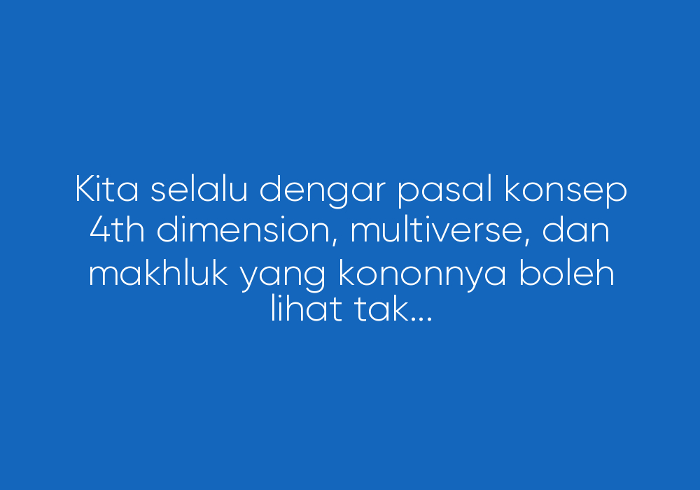 Yang Ada Ini Sudah Harapan Kita