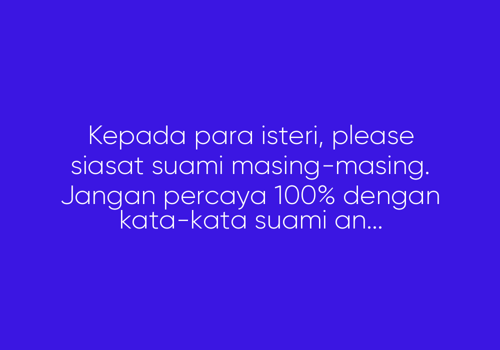 Siasat Suami