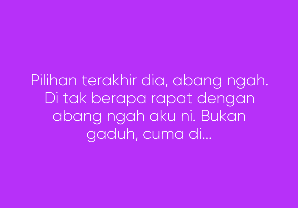 Keluarga Bermasalah III