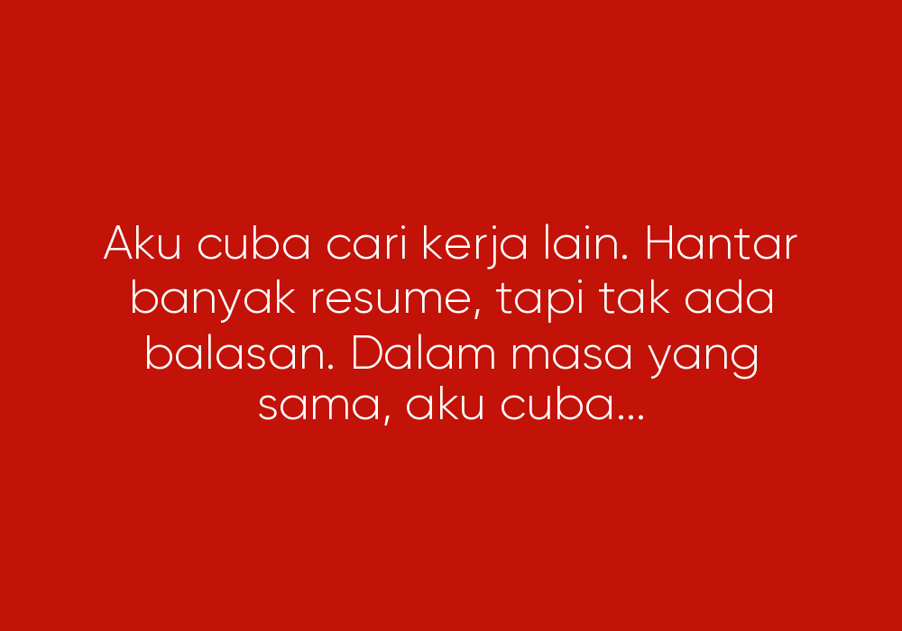 Mengalah Atau Bangkit