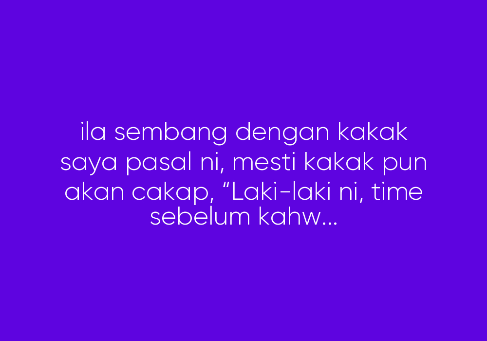 Bingung Dengan Mak
