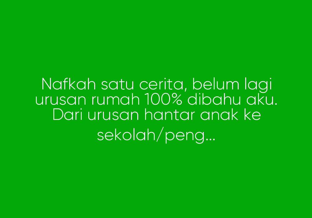 Suami Nonchalant atau Narcissistic