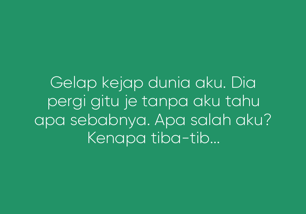 Aku Rasa Gagal Sebagai Isteri