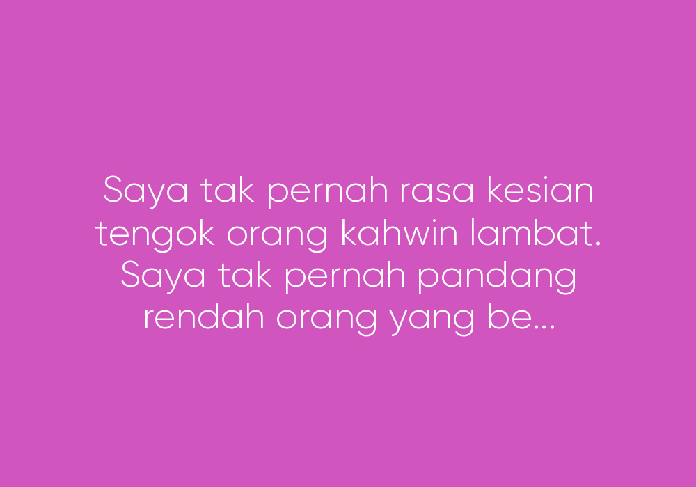 Saya Okay, Tapi Awak Buat Saya Terluka