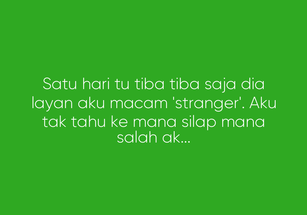 Salah Aku Ke?