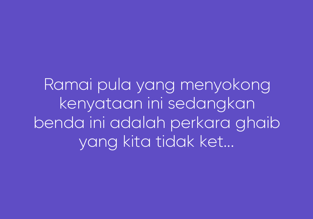 Mereka Yang Pelik Atau Aku Yang Busuk Hati?