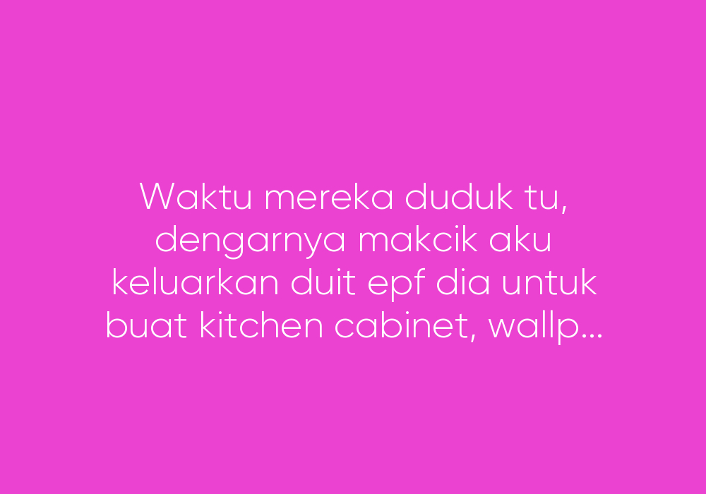 Asnaf Itu Makcik Aku