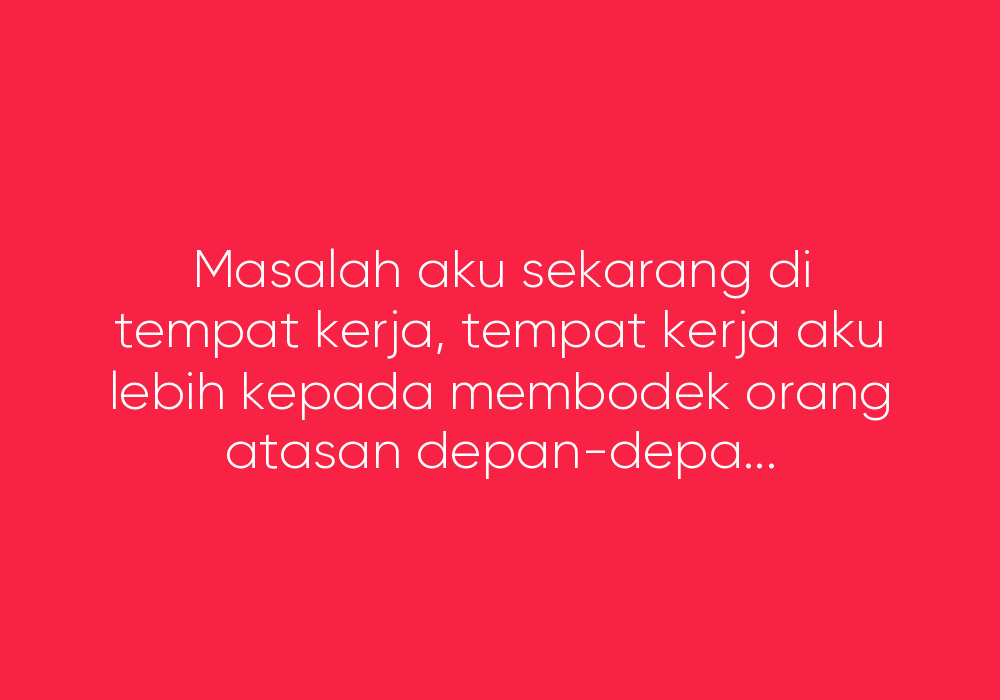 Apa Salahku?