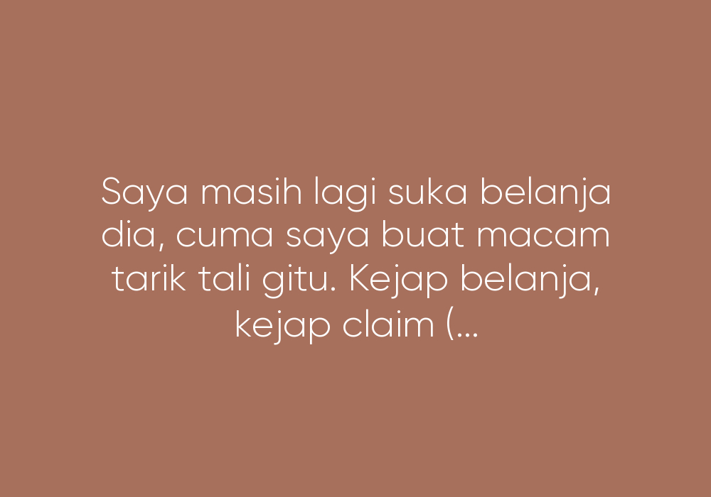 Isteri Jangan Tolong Suami Soal Duit