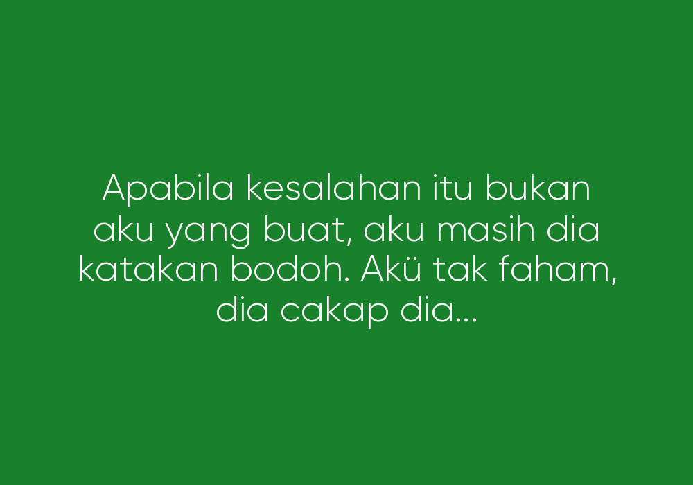 Narsistik? Dia Atau Aku?