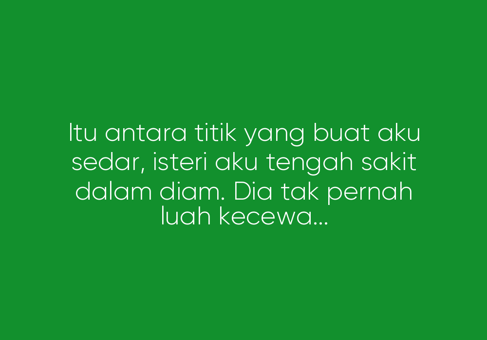Isteri Aku Tak Gila