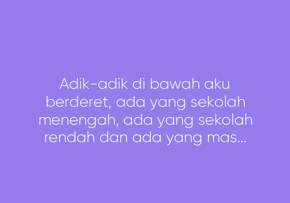 Kisah Hidupku Bekerja Selepas Tamat SPM