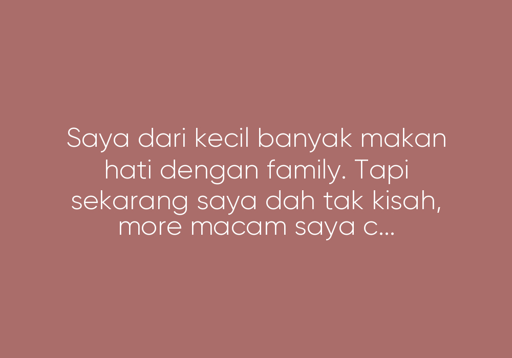 Saya Dah Tak Tahu Nak Buat Apa Dekat Dunia
