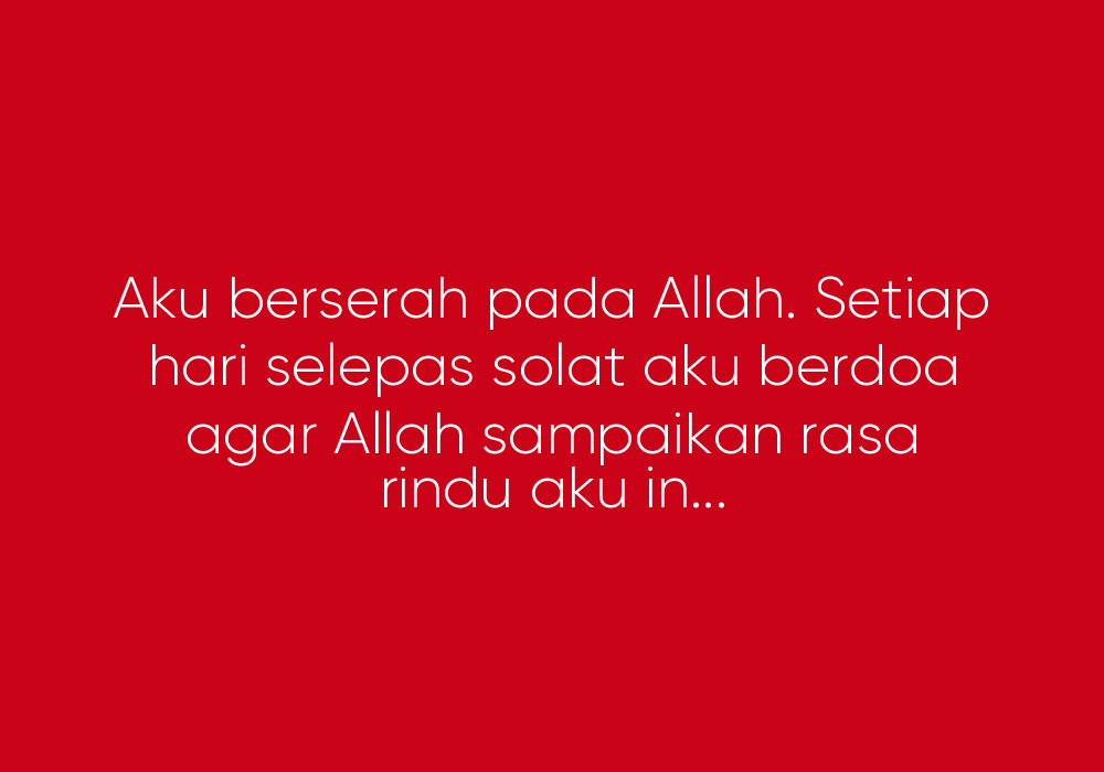 Serah Hati Pada Allah