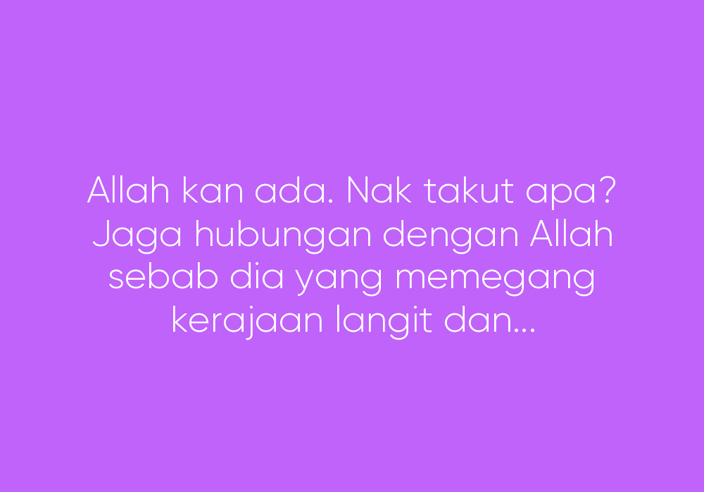 Rezeki Allah Yang Beri