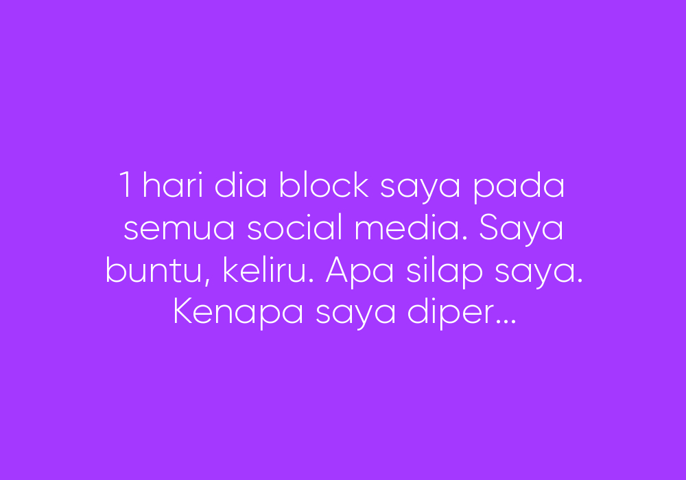 Mengharap Secebis Nasihat
