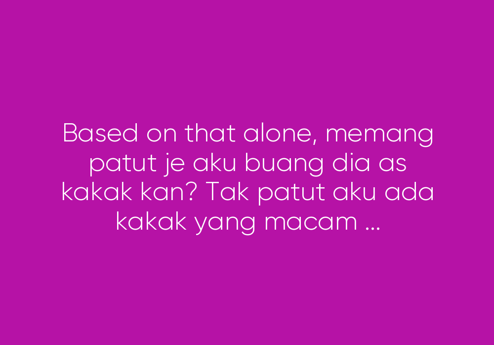 Aku Benci Kakak Aku