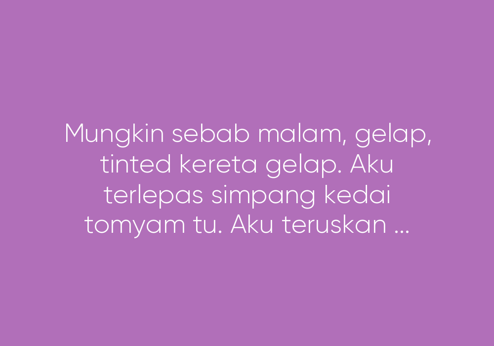 Aku Dan Lorong Kampung Batu 10