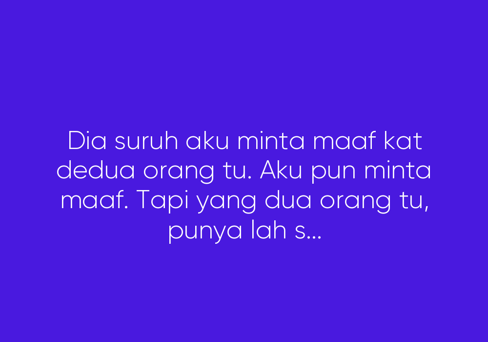 Kesian Diorang Semua