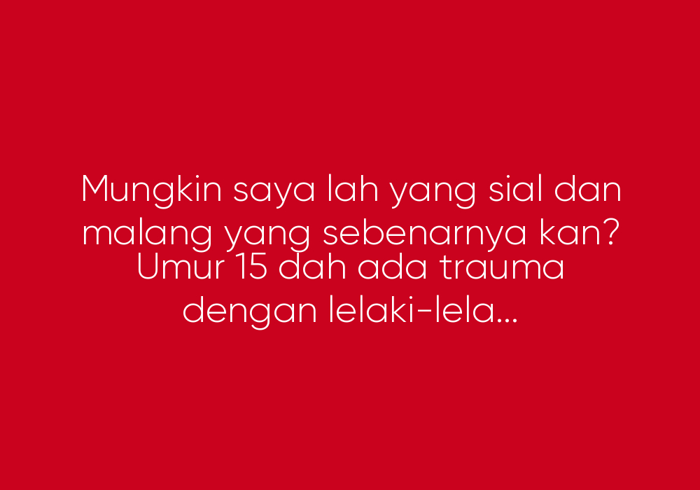 Aku Benci Diri Sendiri