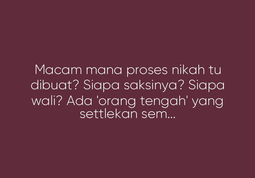 Wanita Bersuami 2 Serentak
